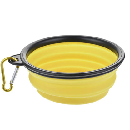 Collapsible Silicone Pet Food Bowl Portable Travel Dog Cat Water Bowl