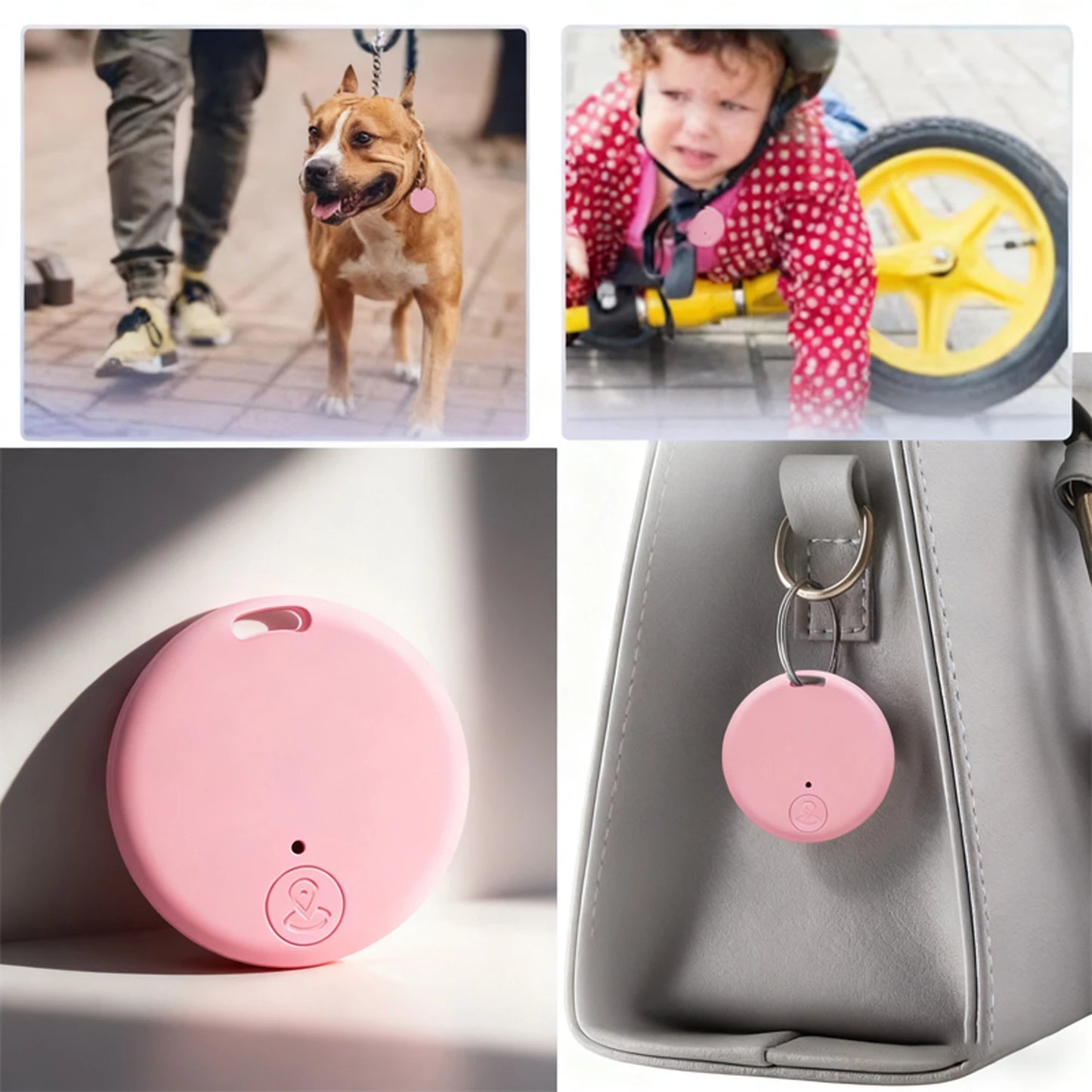 Bluetooth 5.0 GPS Tracker Anti-Lost Smart Finder for Keys Pets Wallet