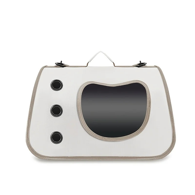 Portable Pet Carrier Bag Foldable Breathable Dog Cat Shoulder Bag