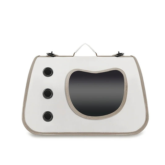 Portable Pet Carrier Bag Foldable Breathable Dog Cat Shoulder Bag