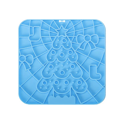 Silicone Dog Lick Mat Slow Feeder Bath Distraction Training Feeding Mat