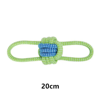 Durable Cotton Rope Dog Toy – Chew, Tug & Dental Cleaning Toy for Dogs