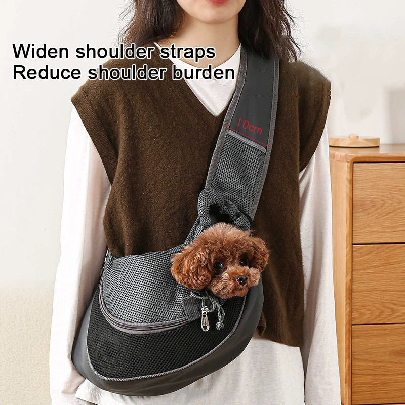 Pet Carrier Backpack Travel Sling Bag Mesh Dog Cat Shoulder Carrier