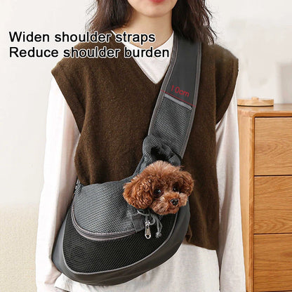 Pet Carrier Backpack Travel Sling Bag Mesh Dog Cat Shoulder Carrier