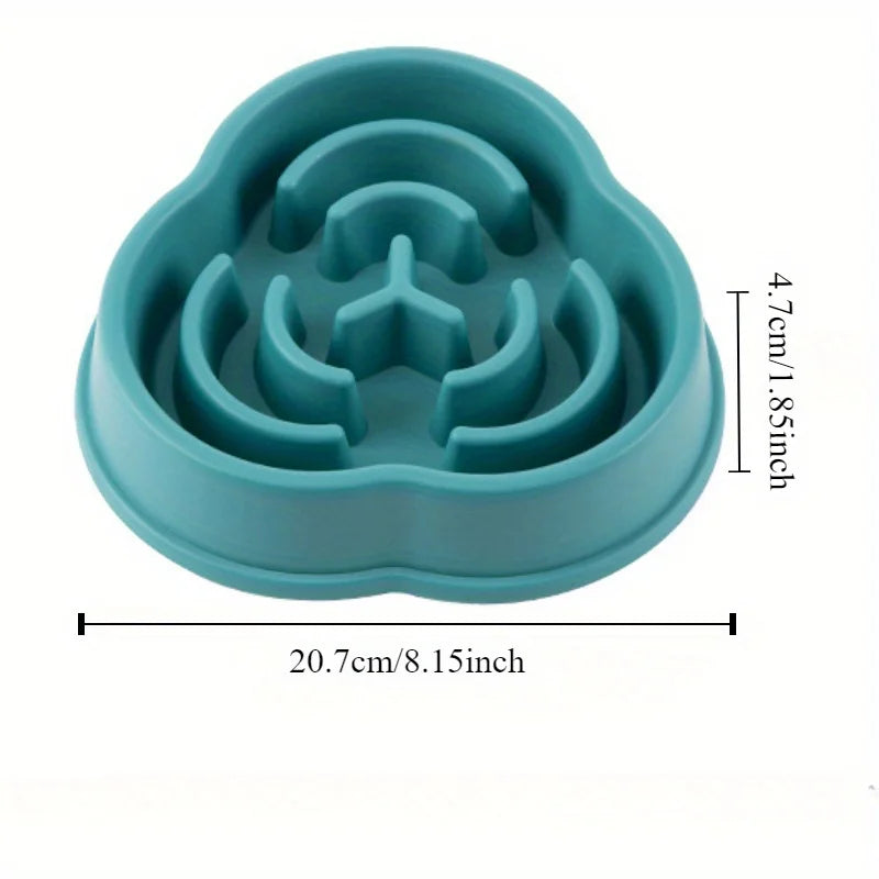 Slow Feeder Dog Bowl Anti Choking Non-Slip Anti Overturn Pet Bowl