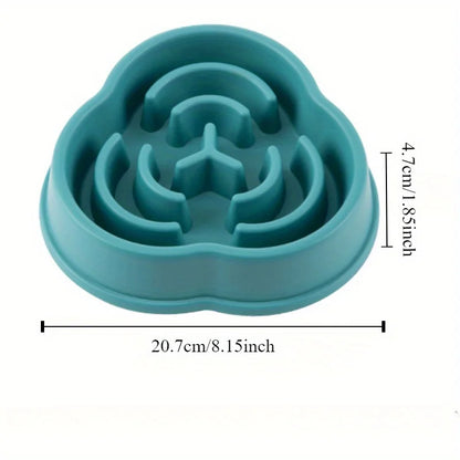 Slow Feeder Dog Bowl Anti Choking Non-Slip Anti Overturn Pet Bowl