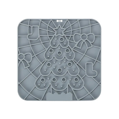 Silicone Dog Lick Mat Slow Feeder Bath Distraction Training Feeding Mat