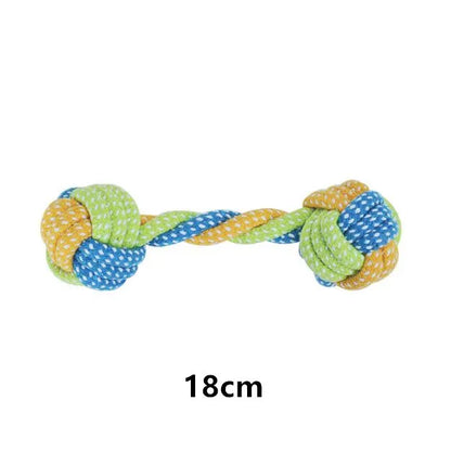 Durable Cotton Rope Dog Toy – Chew, Tug & Dental Cleaning Toy for Dogs