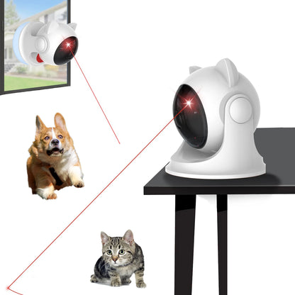 Automatic Cat Laser Toy Rechargeable Interactive Motion Activated Pet Toy