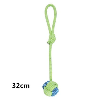 Durable Cotton Rope Dog Toy – Chew, Tug & Dental Cleaning Toy for Dogs