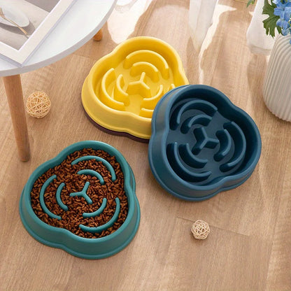 Slow Feeder Dog Bowl Anti Choking Non-Slip Anti Overturn Pet Bowl