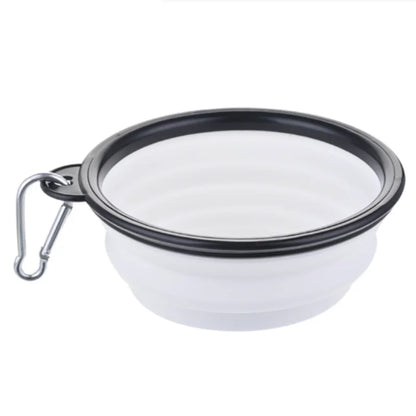 Collapsible Silicone Pet Food Bowl Portable Travel Dog Cat Water Bowl
