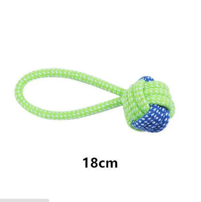 Durable Cotton Rope Dog Toy – Chew, Tug & Dental Cleaning Toy for Dogs