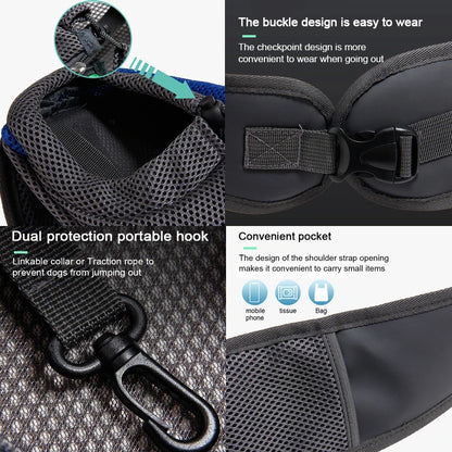 Pet Carrier Backpack Travel Sling Bag Mesh Dog Cat Shoulder Carrier