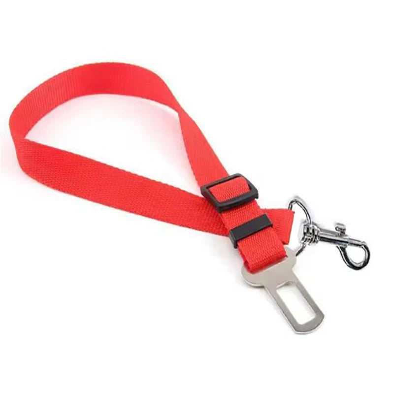 Dog Car Seat Belt Adjustable Safety Harness Travel Pet Leash Strap