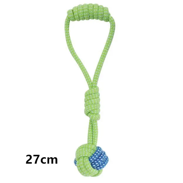 Durable Cotton Rope Dog Toy – Chew, Tug & Dental Cleaning Toy for Dogs