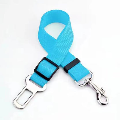 Dog Car Seat Belt Adjustable Safety Harness Travel Pet Leash Strap