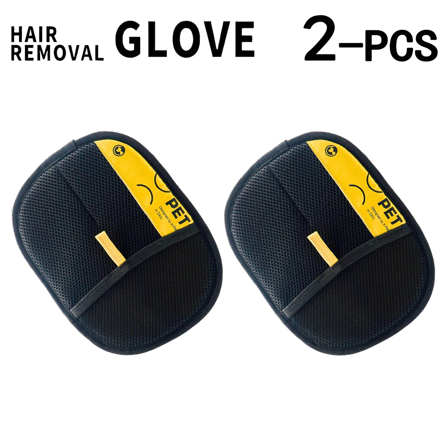 Pet Hair Remover Glove Reusable Grooming Glove with Lint Roller Brush