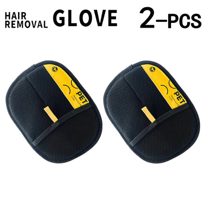Pet Hair Remover Glove Reusable Grooming Glove with Lint Roller Brush