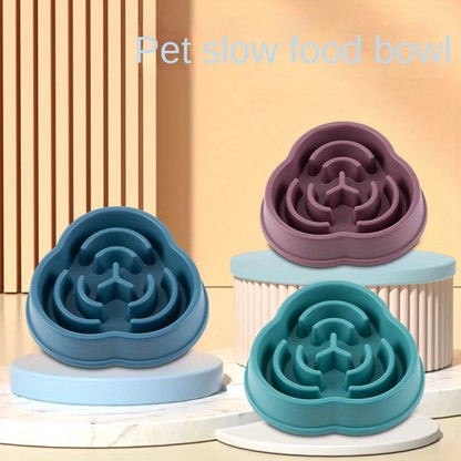 Slow Feeder Dog Bowl Anti Choking Non-Slip Anti Overturn Pet Bowl