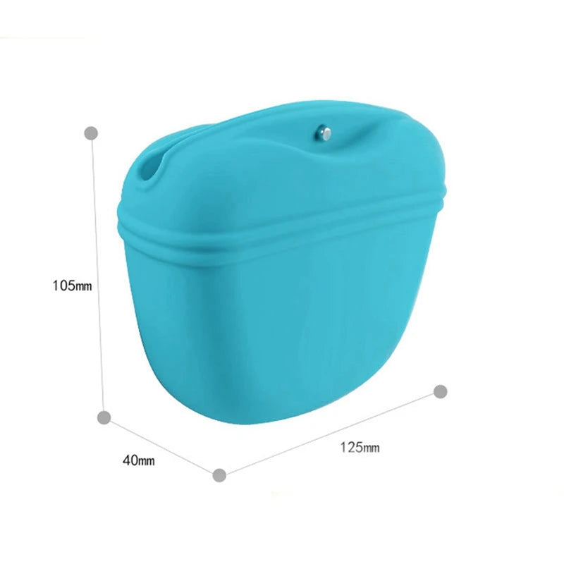 Portable Dog Training Treat Bag Waist Pouch Snack Storage for Pets