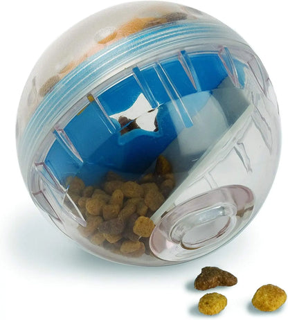 Interactive Dog Treat Ball IQ Toy Slow Feeder Food Dispenser Ball