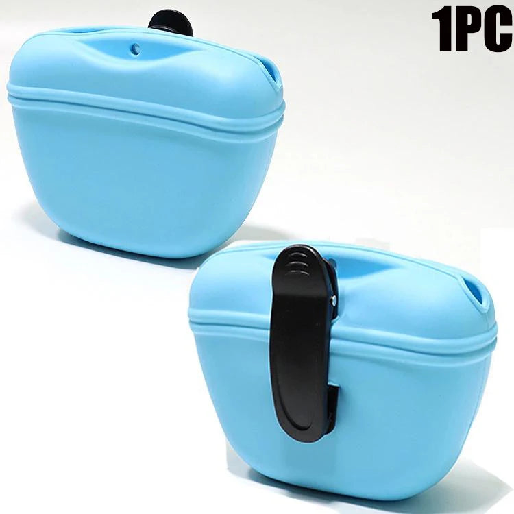 Portable Dog Training Treat Bag Waist Pouch Snack Storage for Pets