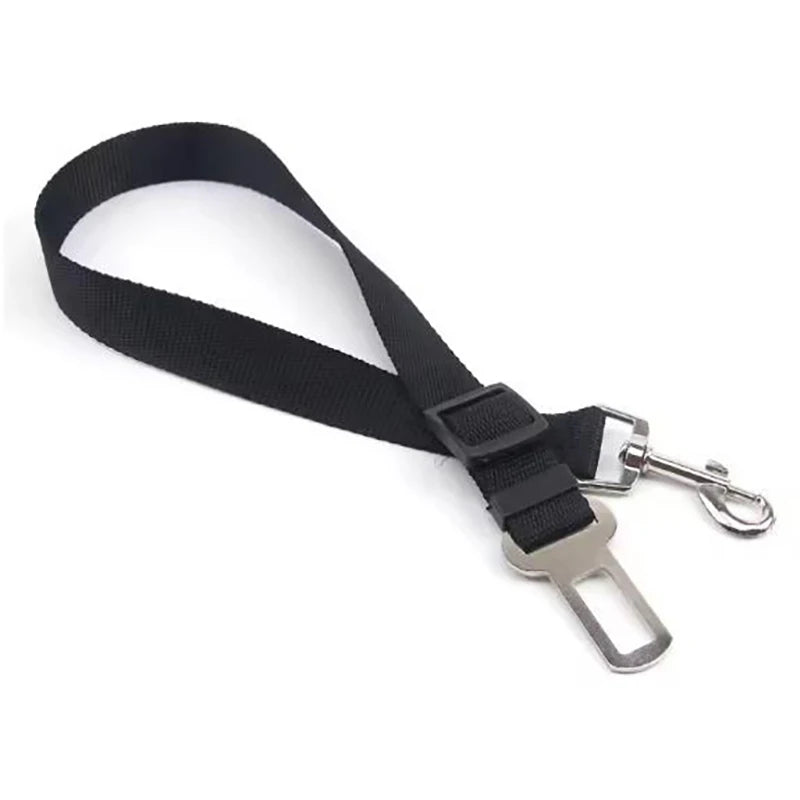 Dog Car Seat Belt Adjustable Safety Harness Travel Pet Leash Strap