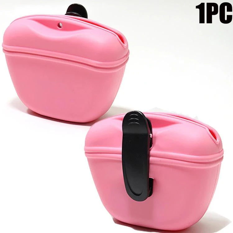 Portable Dog Training Treat Bag Waist Pouch Snack Storage for Pets