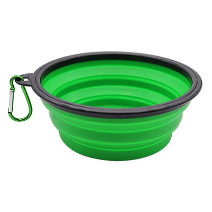 Collapsible Silicone Pet Food Bowl Portable Travel Dog Cat Water Bowl