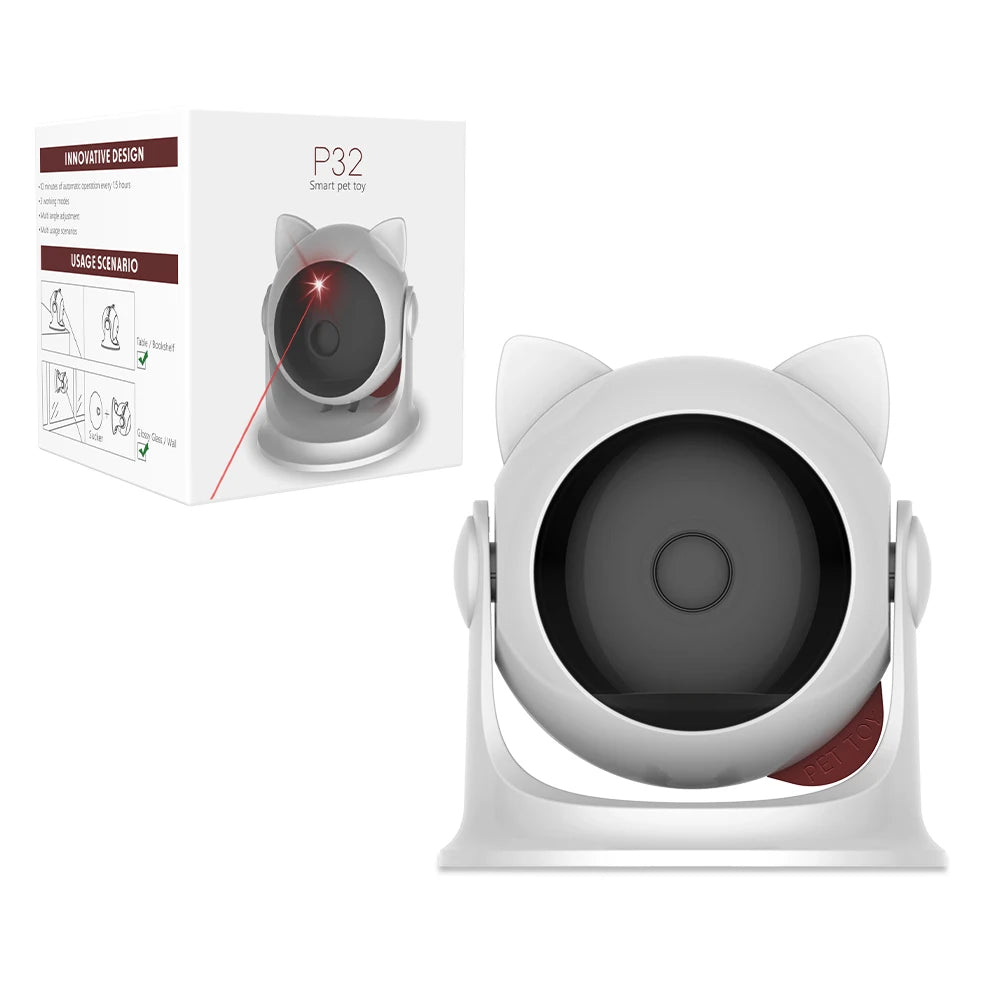 Automatic Cat Laser Toy Rechargeable Interactive Motion Activated Pet Toy