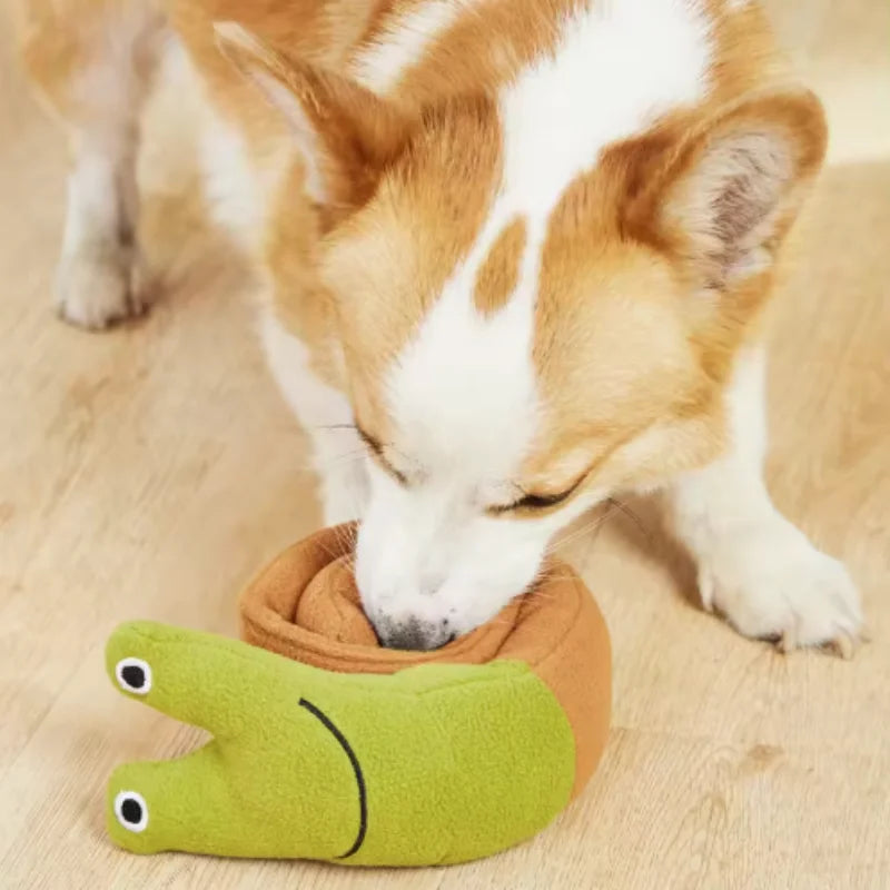 Snail Shape Snuffle Mat Dog Toy Interactive Puzzle Sniffing Training Toy