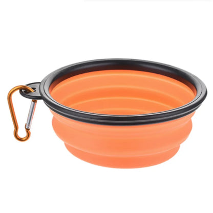 Collapsible Silicone Pet Food Bowl Portable Travel Dog Cat Water Bowl