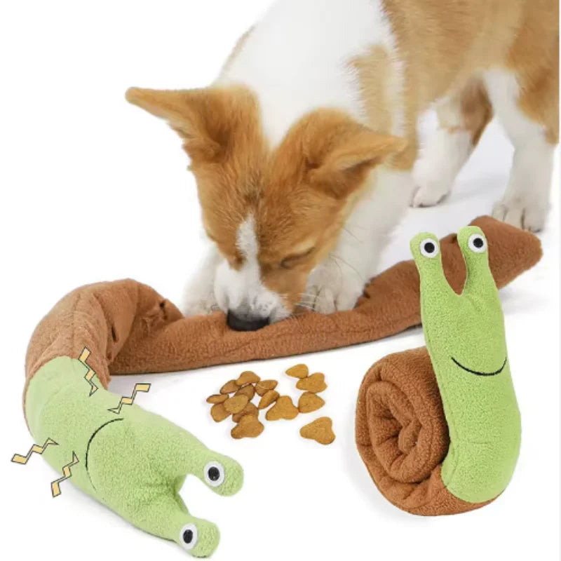 Snail Shape Snuffle Mat Dog Toy Interactive Puzzle Sniffing Training Toy