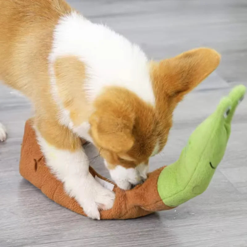 Snail Shape Snuffle Mat Dog Toy Interactive Puzzle Sniffing Training Toy